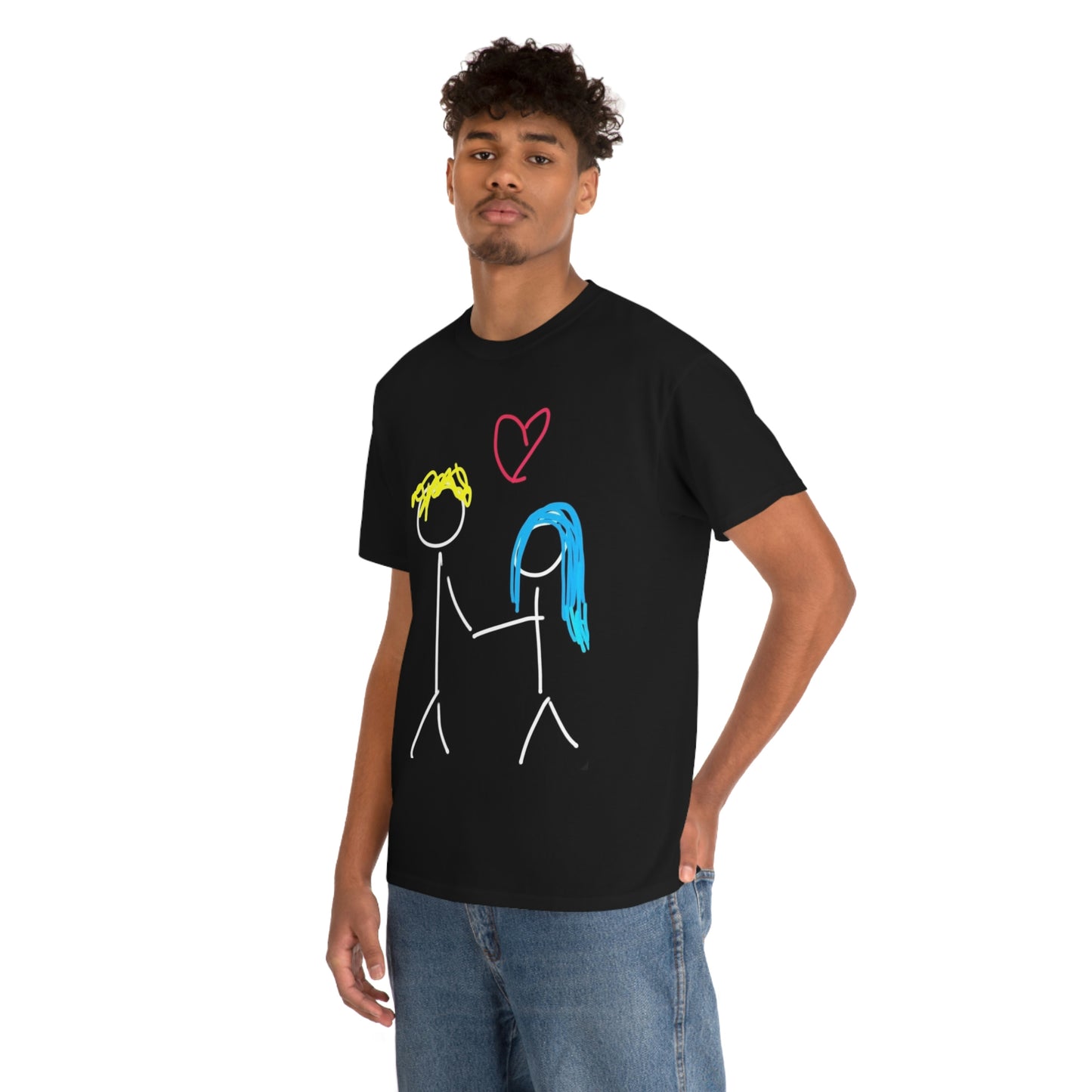 Stick Couple- Unisex Heavy Cotton Tee