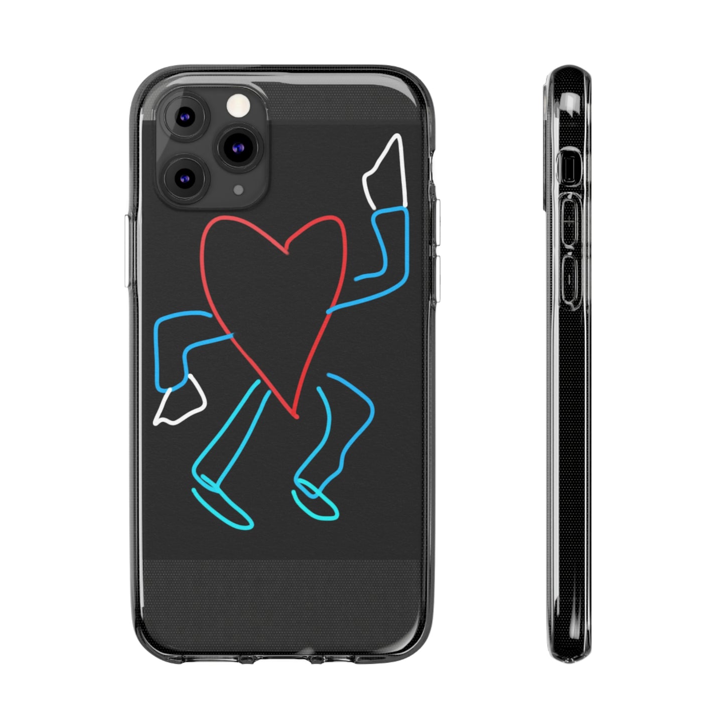 You Make My Heart Dance- Clear Silicone Phone Case