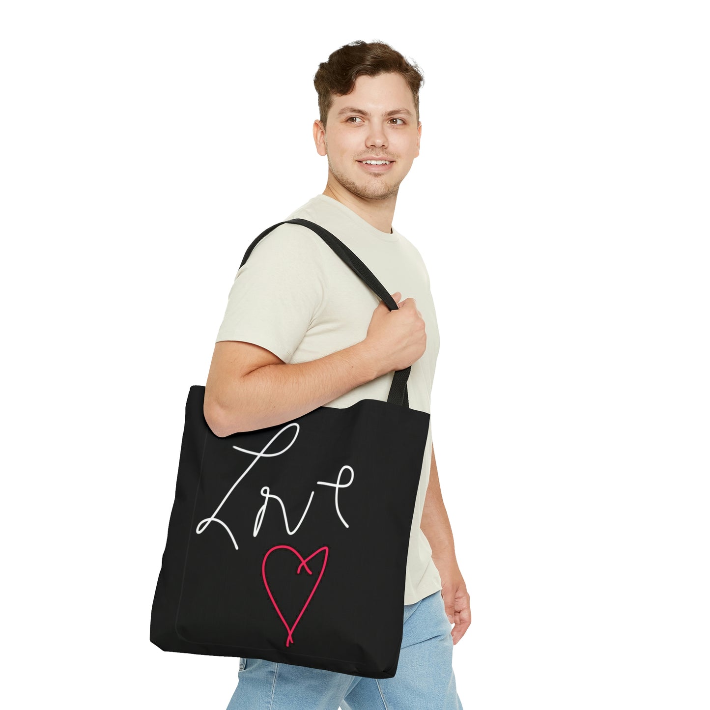 LOVE- AOP Tote Bag