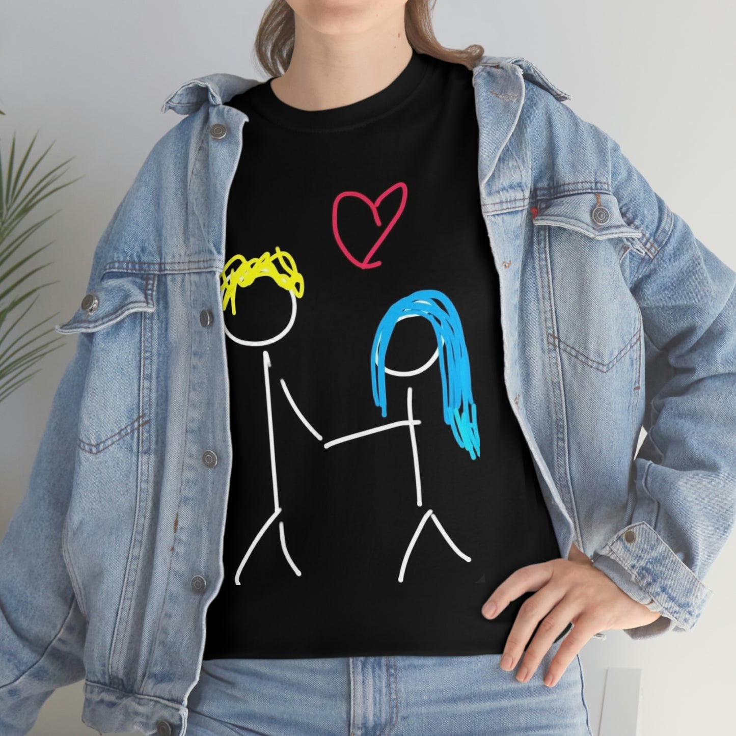 Stick Couple- Unisex Heavy Cotton Tee