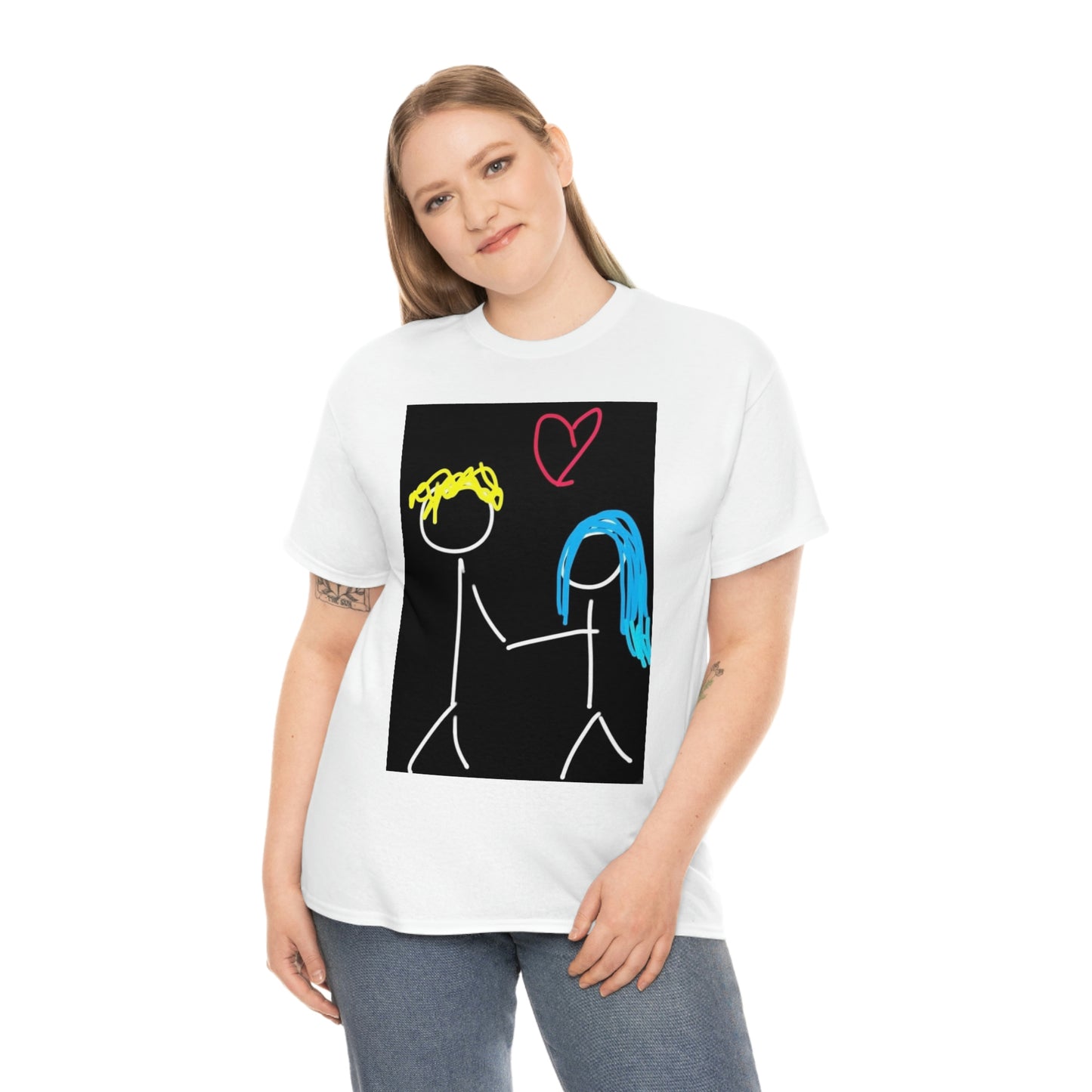 Stick Couple- Unisex Heavy Cotton Tee