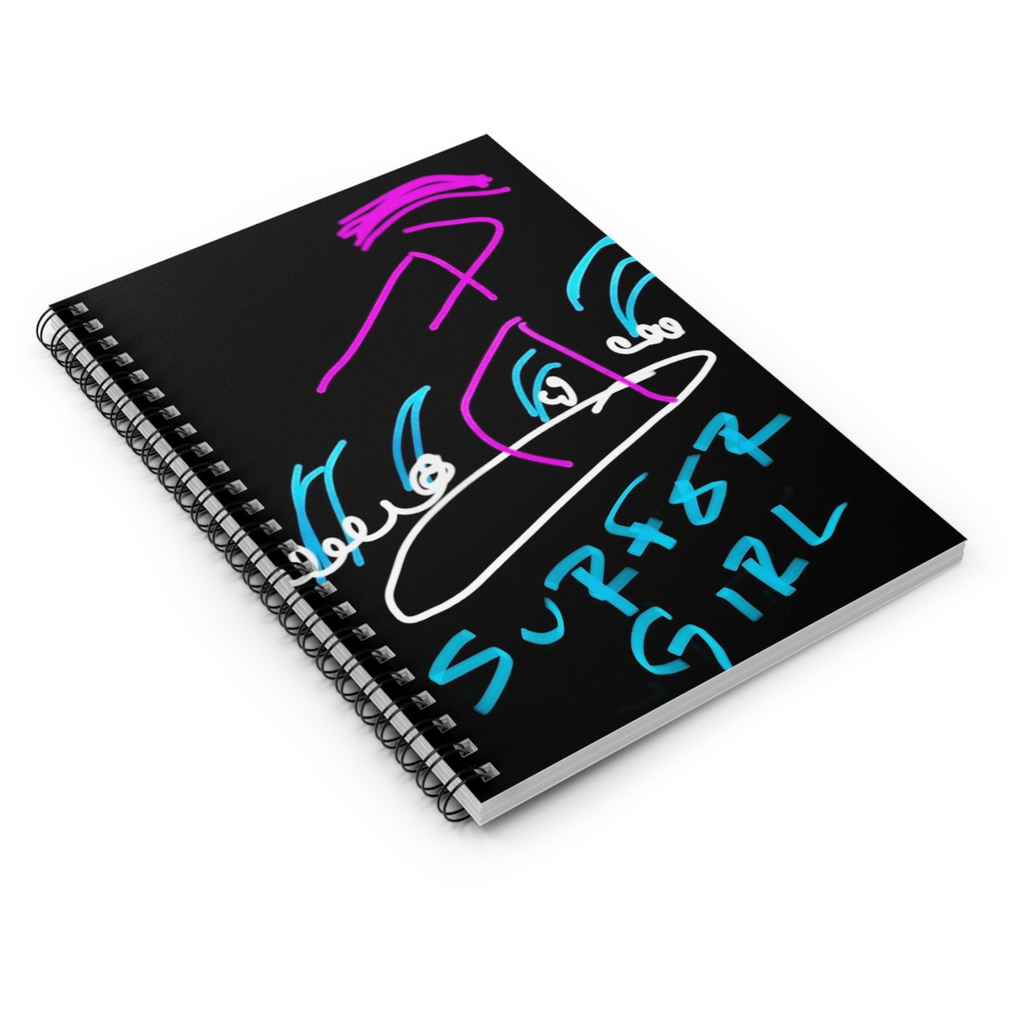 Surfer Girl- Spiral Notebook - Ruled Line