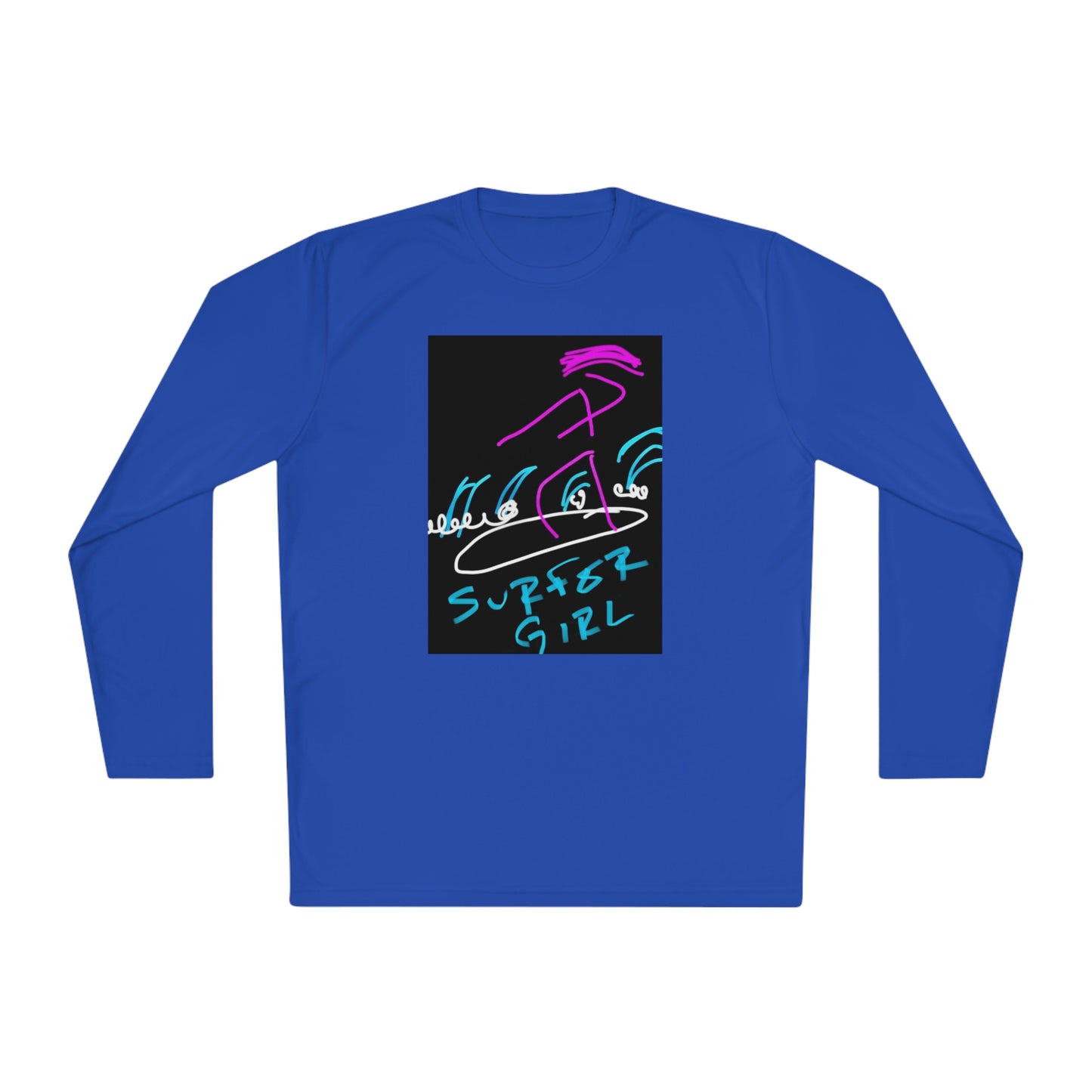 Surfer Girl- Unisex Lightweight Long Sleeve Tee- Adult