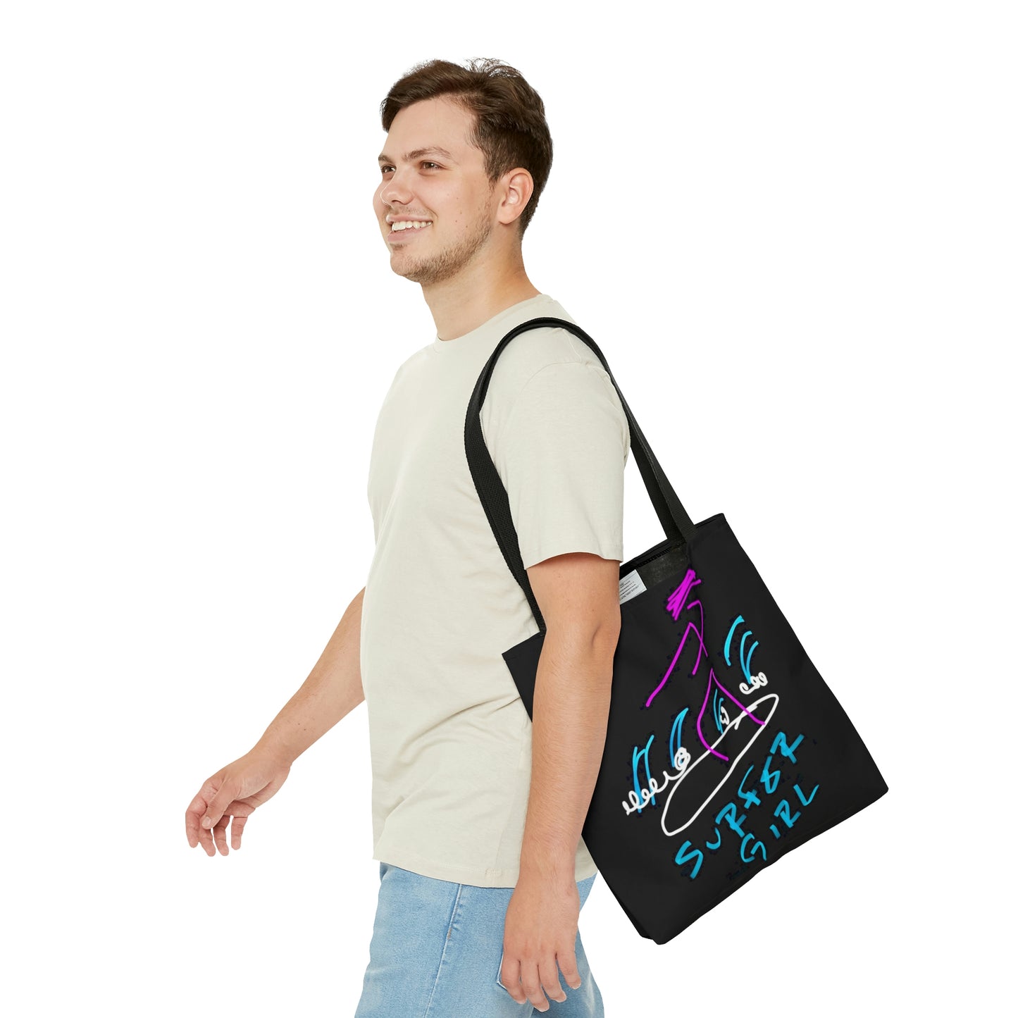 Surfer Girl- AOP Tote Bag