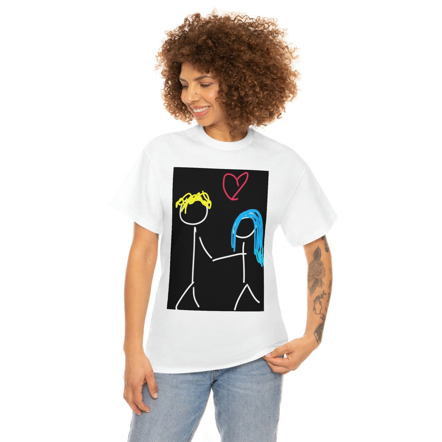 Stick Couple- Unisex Heavy Cotton Tee