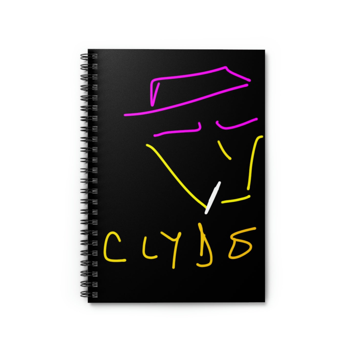 Bonnie and Clyde- Spiral Notebook - Ruled Line- Clyde