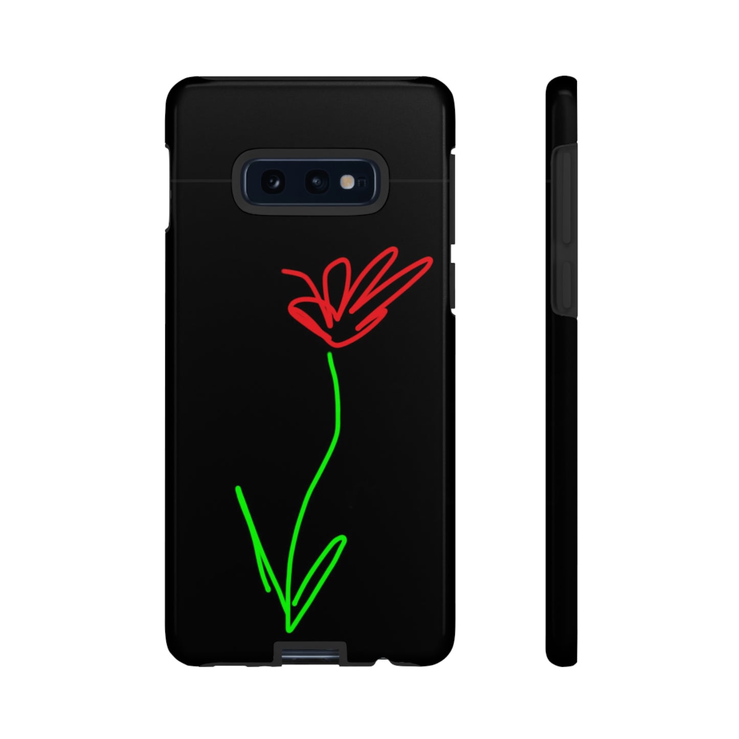 Red Flower- Tough Cases- 41 Phone Styles