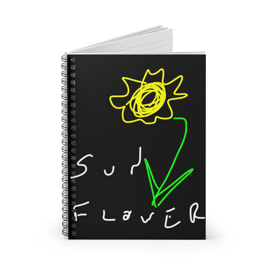 Sunflower- Spiral Notebook - Ruled Line