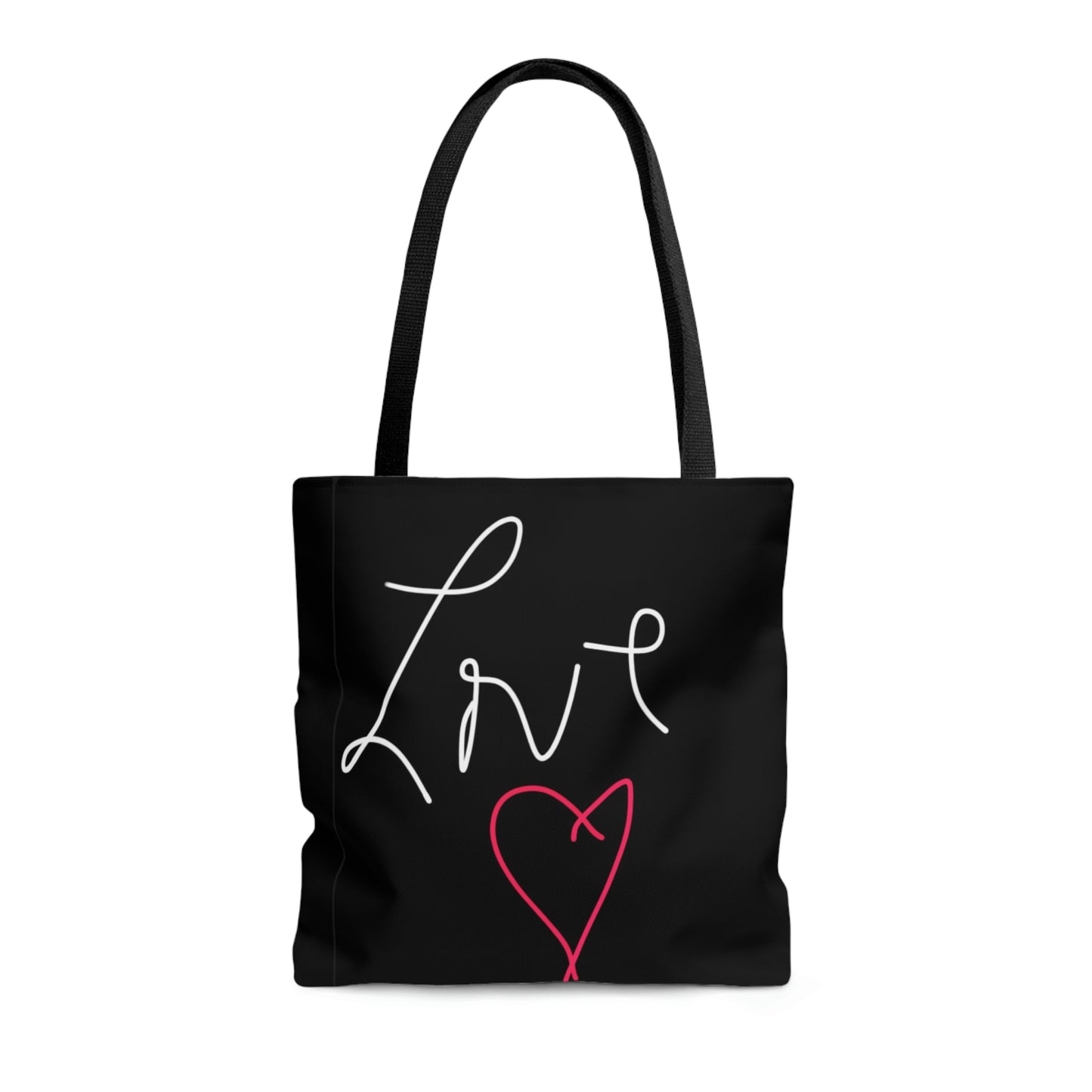 LOVE- AOP Tote Bag