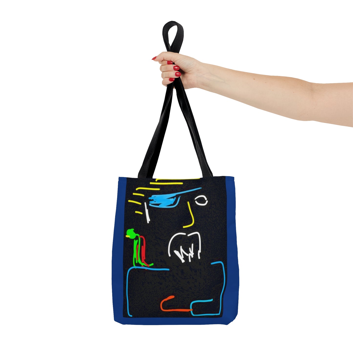 Pirate- Tote Bag (AOP)- Black and Blue