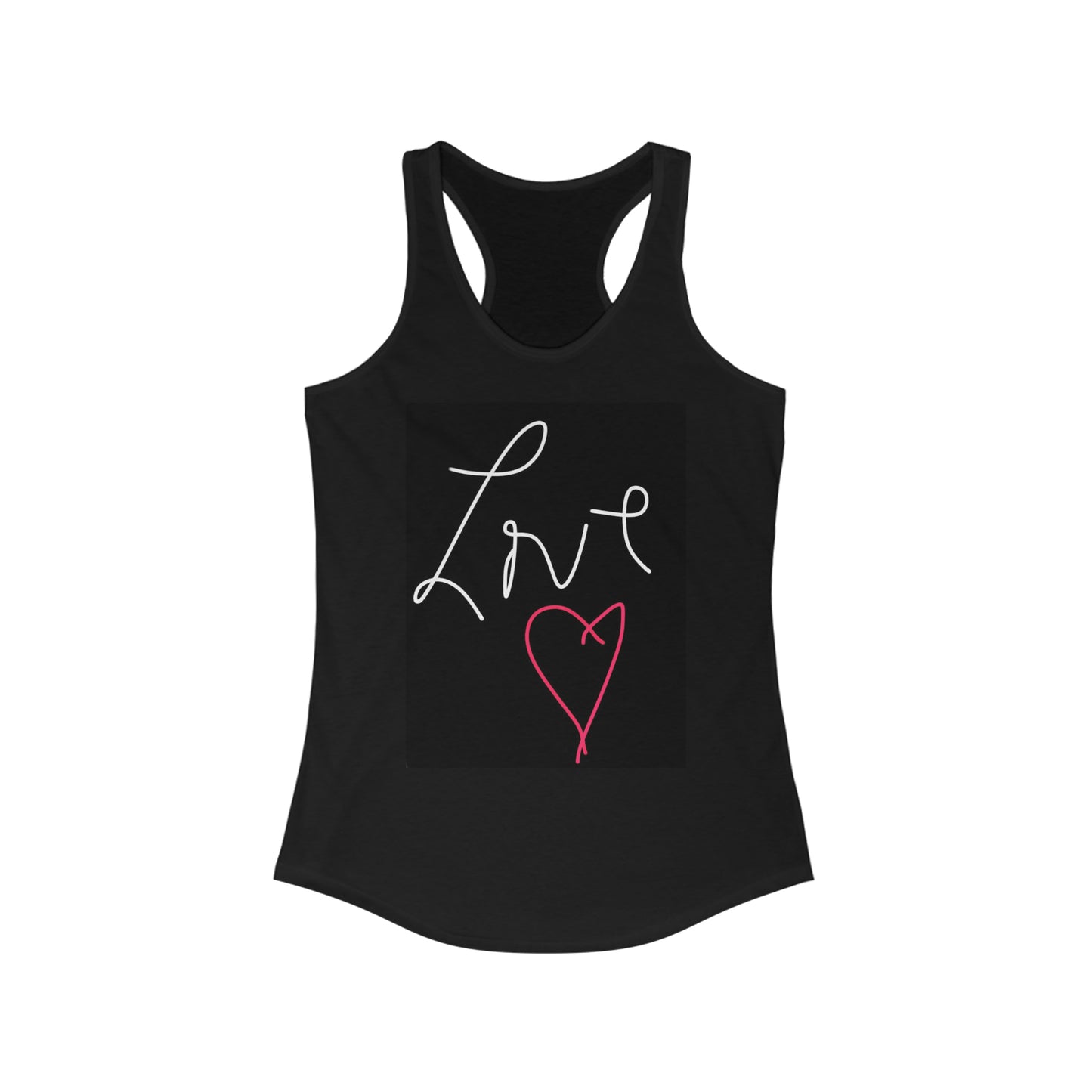 Love- Women's Ideal Racerback Tank