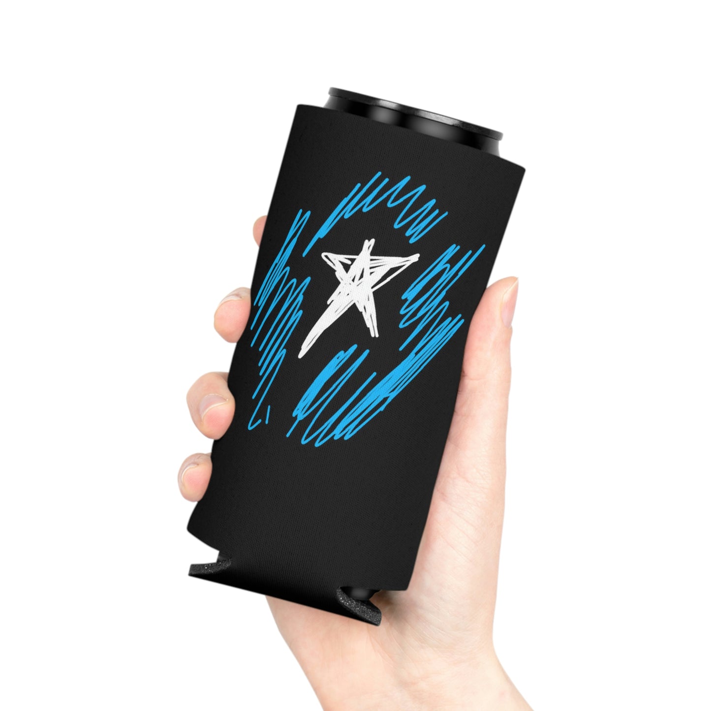 July 4th- Star Field- Can Cooler