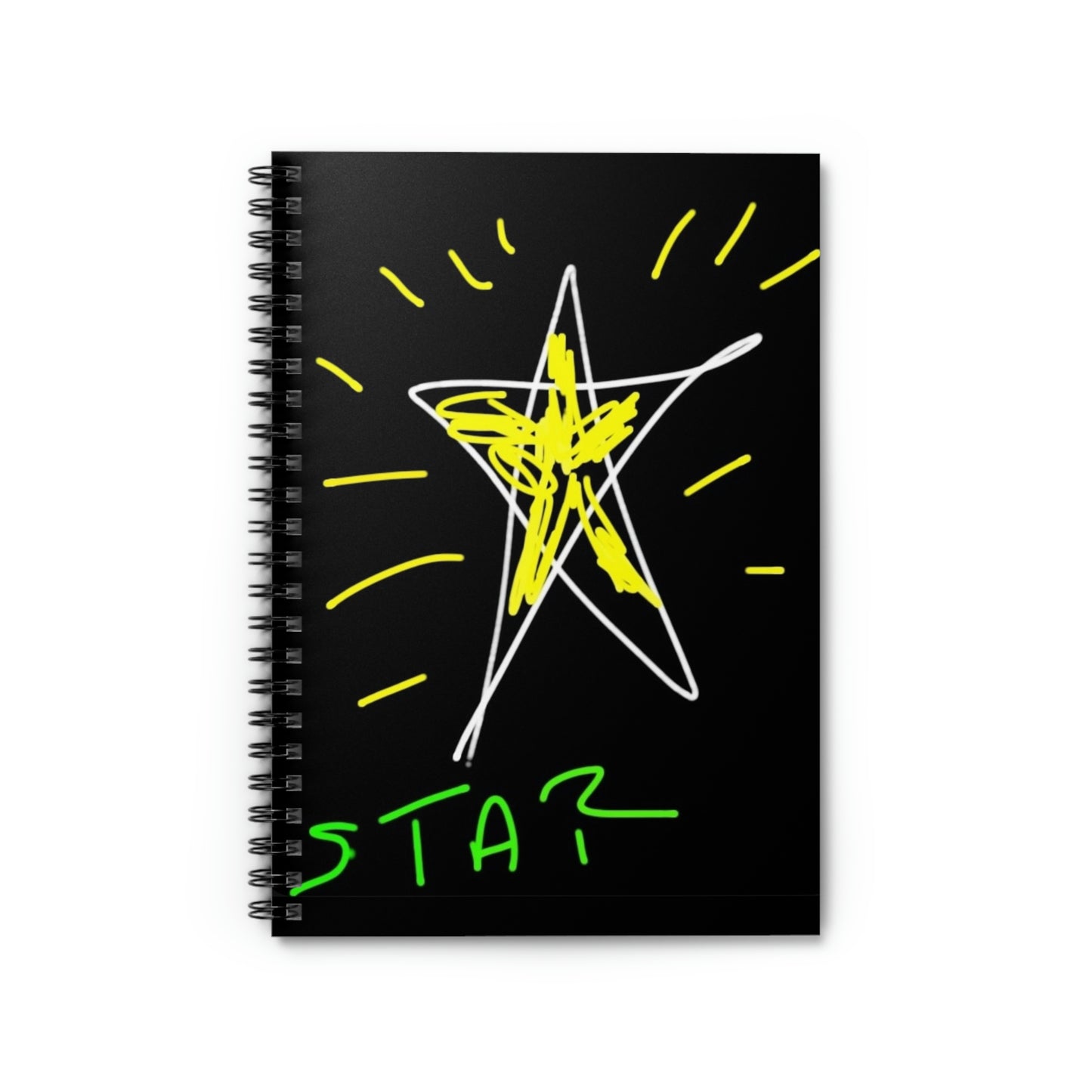 Star- Spiral Notebook - Ruled Line