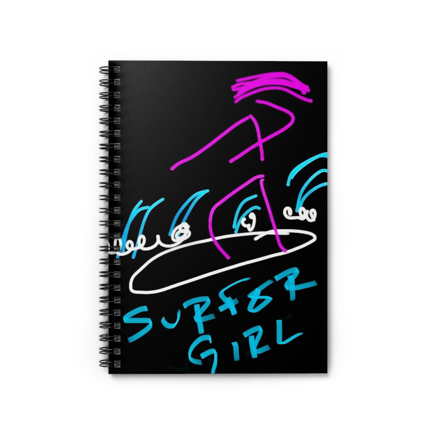 Surfer Girl- Spiral Notebook - Ruled Line