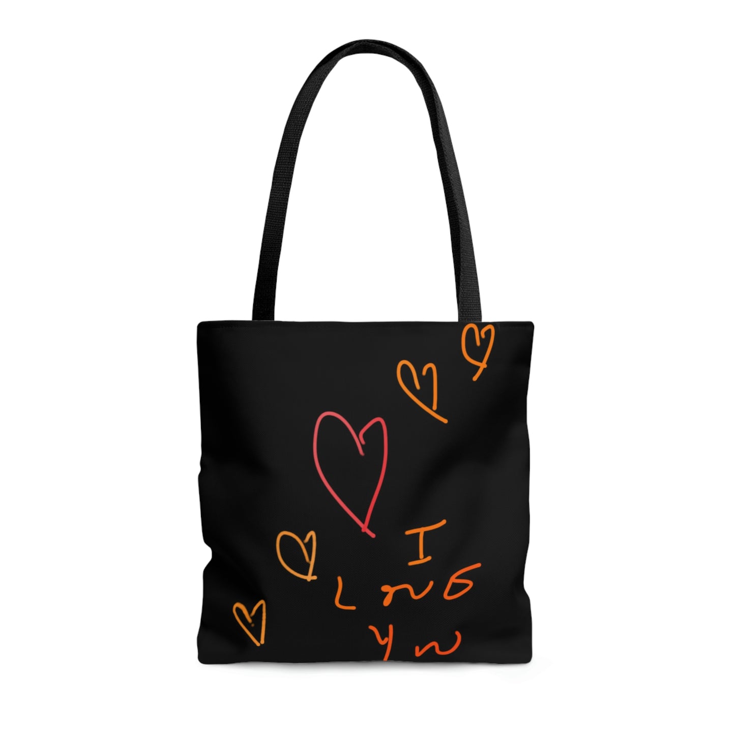 5 Hearts/I Love You- AOP Tote Bag