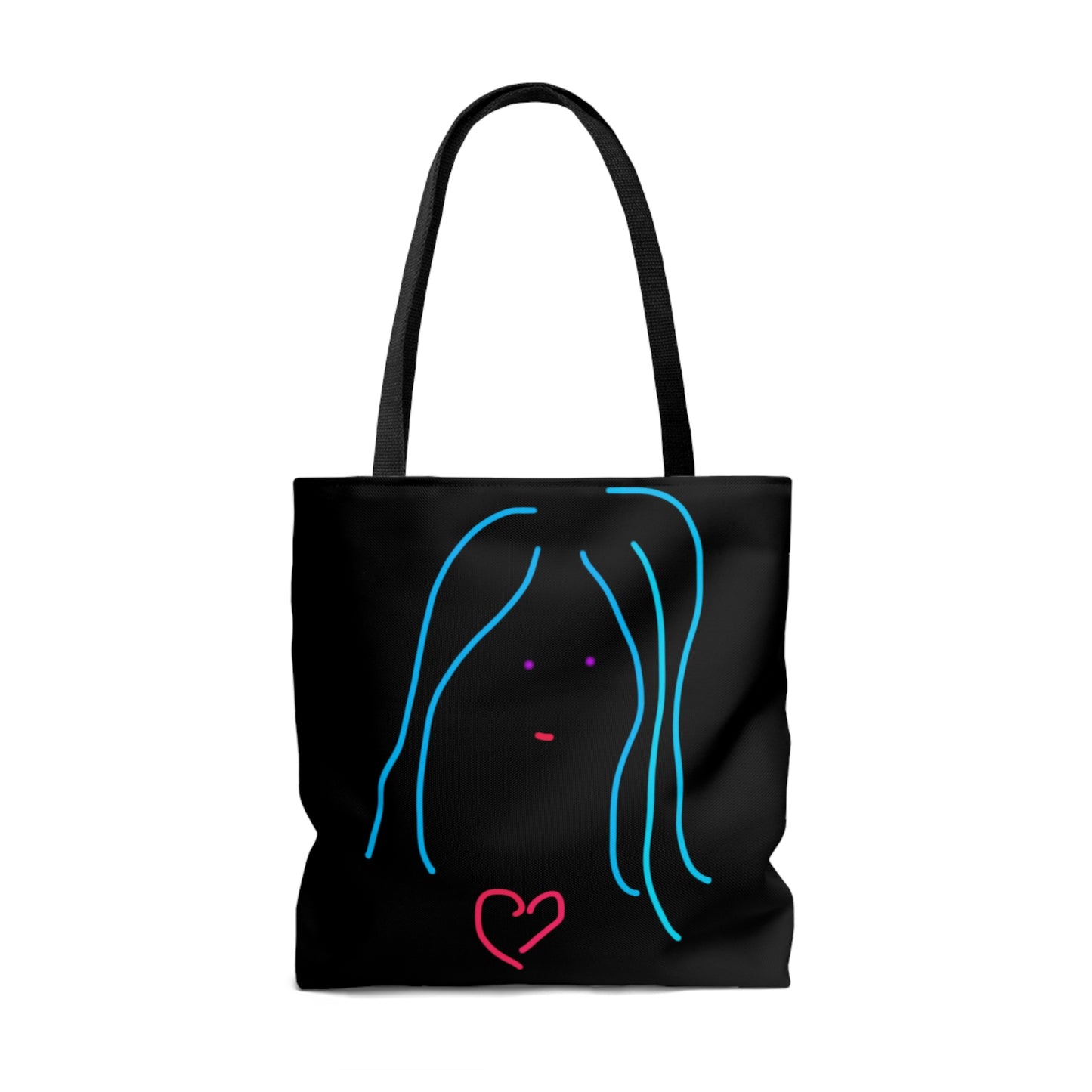 Heart Girl- AOP Tote Bag