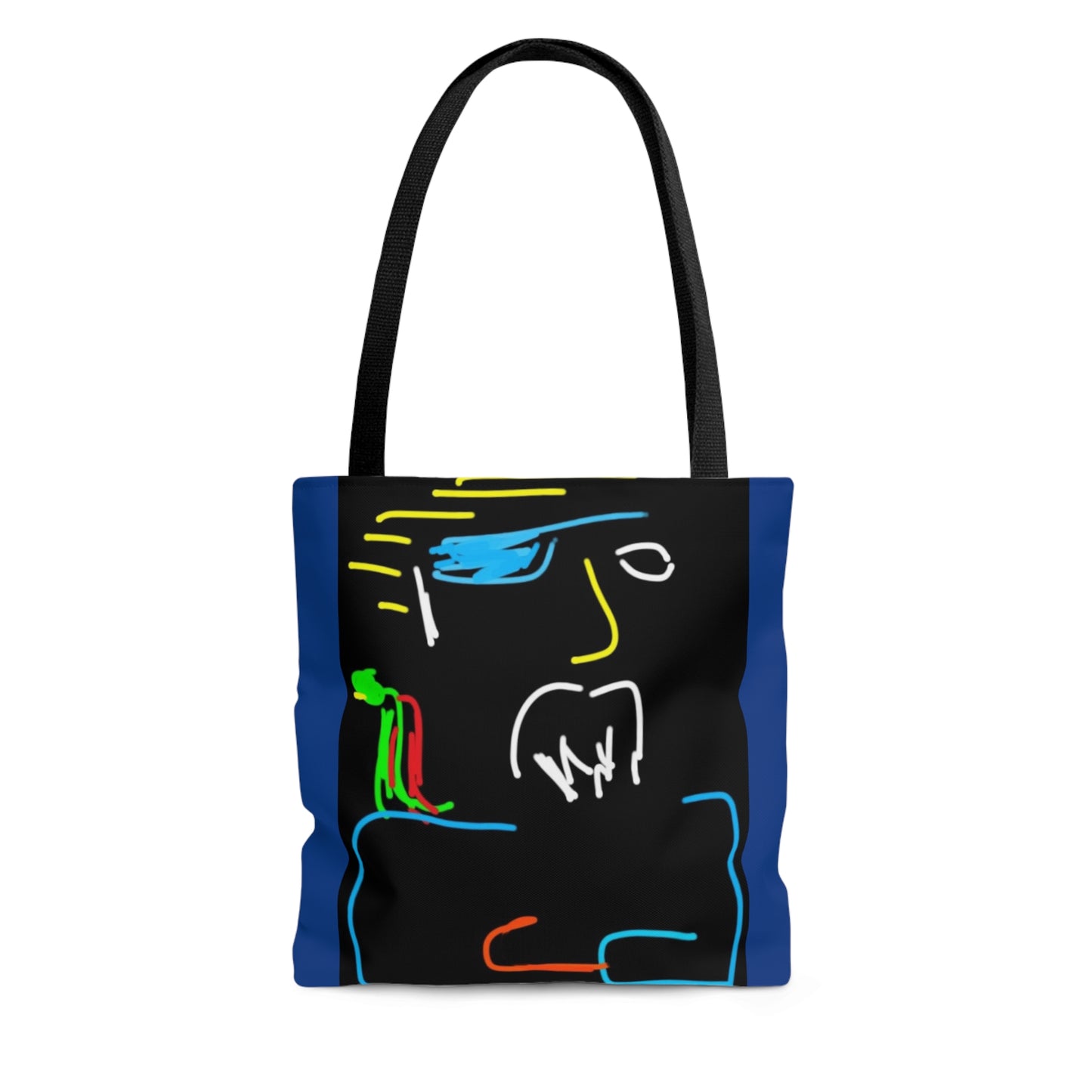 Pirate- Tote Bag (AOP)- Black and Blue