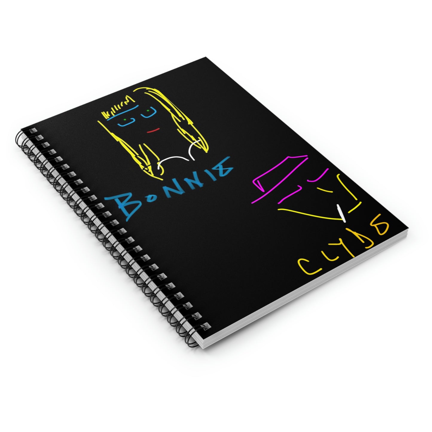 Bonnie and Clyde- Spiral Notebook - Ruled Line- Black