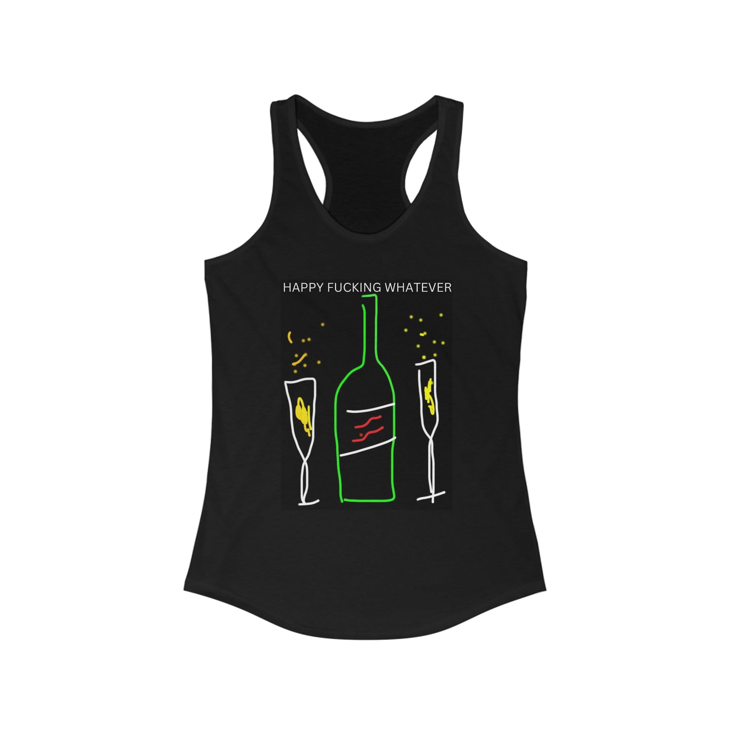 Champagne- Women's Ideal Racerback Tank