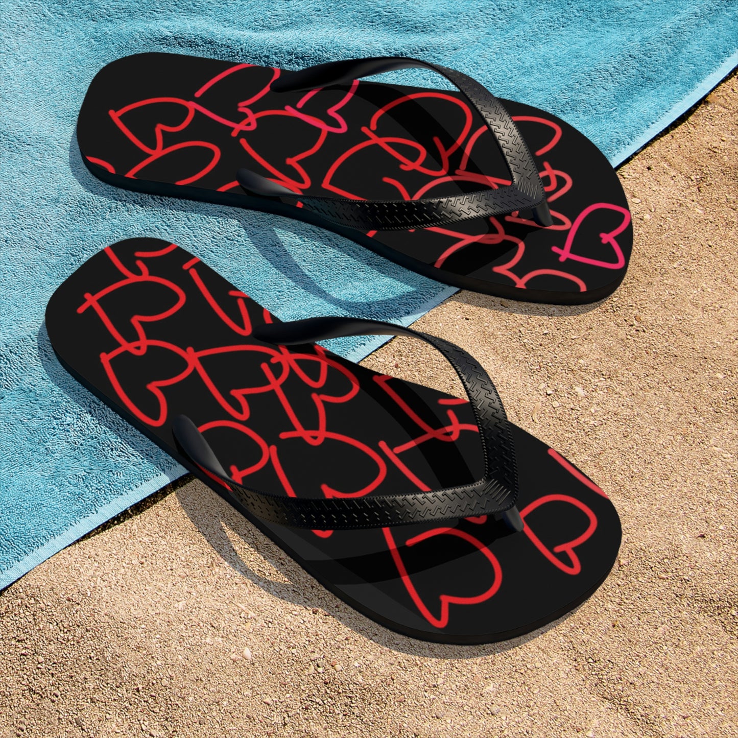 Million Hearts- Unisex Flip-Flops