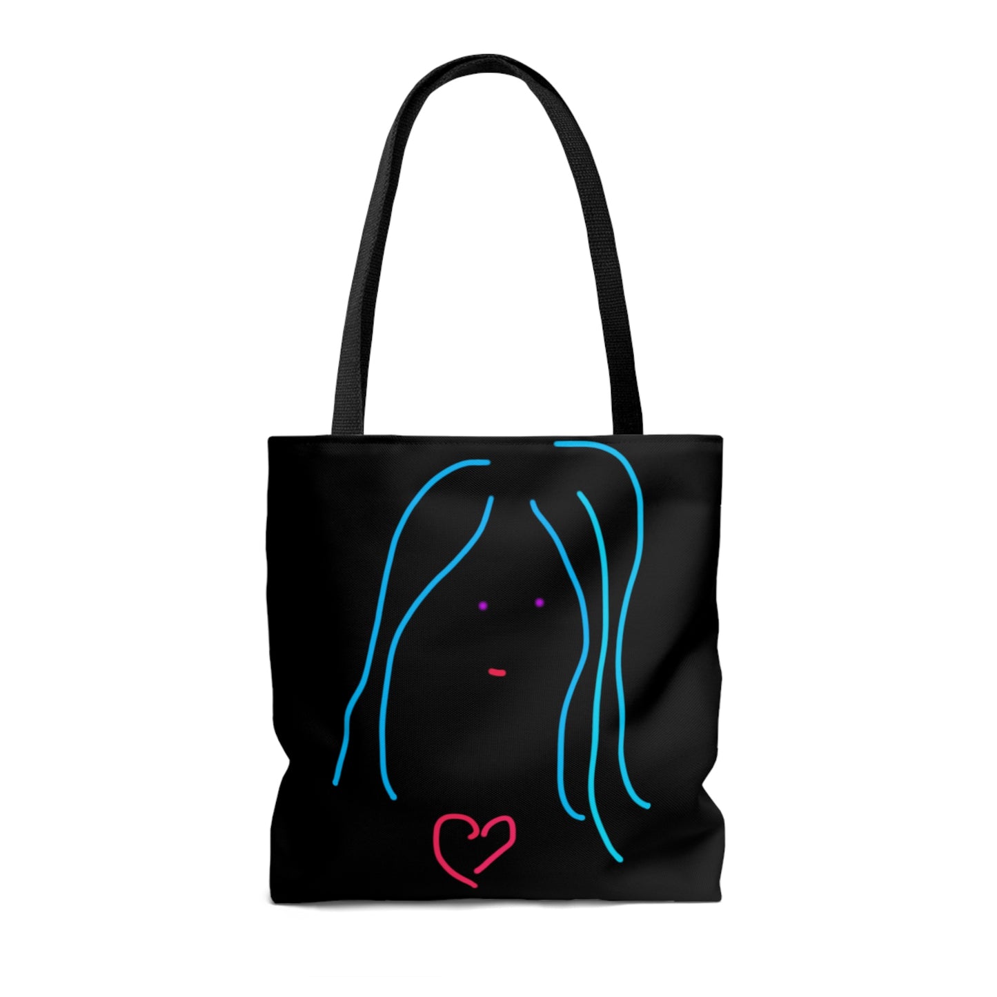 Heart Girl- AOP Tote Bag