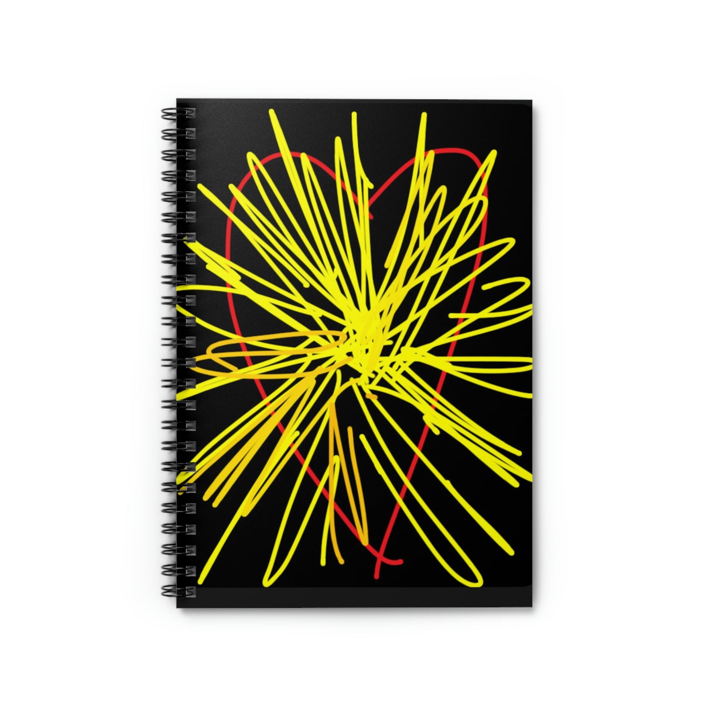 Heart Bursting With Light- Spiral Notebook - Ruled Line