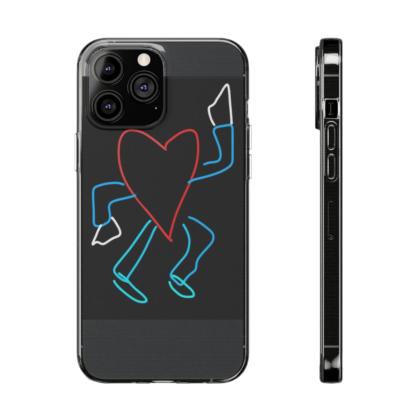 You Make My Heart Dance- Clear Silicone Phone Case