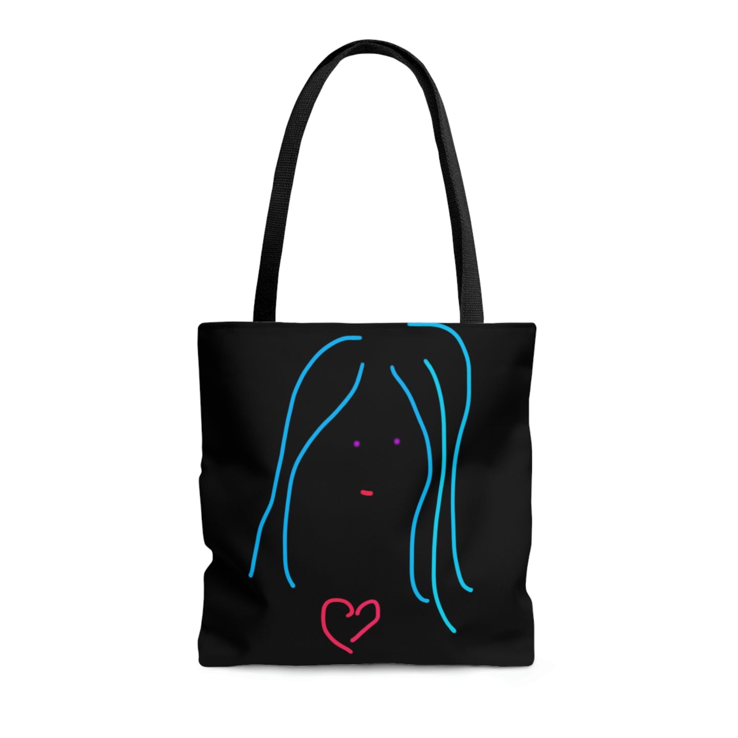 Heart Girl- AOP Tote Bag