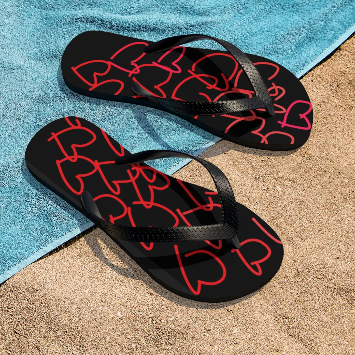 Million Hearts- Unisex Flip-Flops