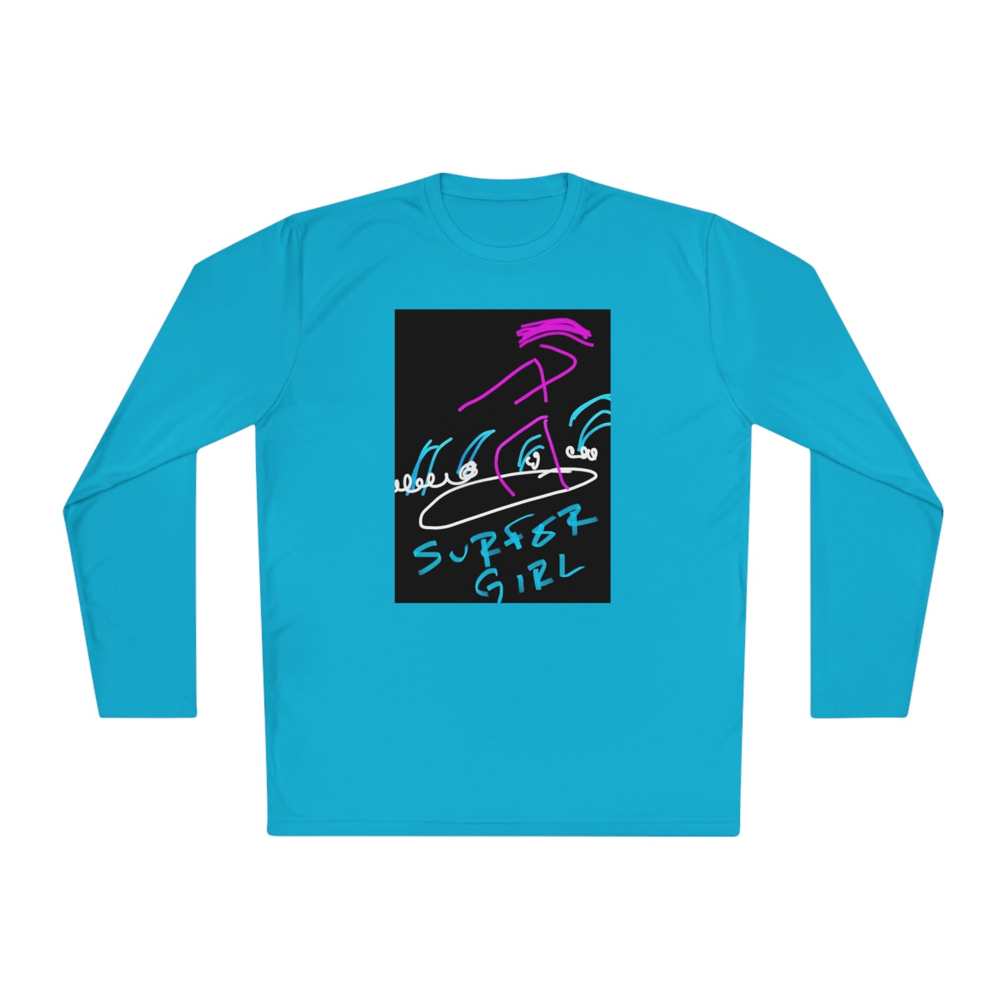 Surfer Girl- Unisex Lightweight Long Sleeve Tee- Adult