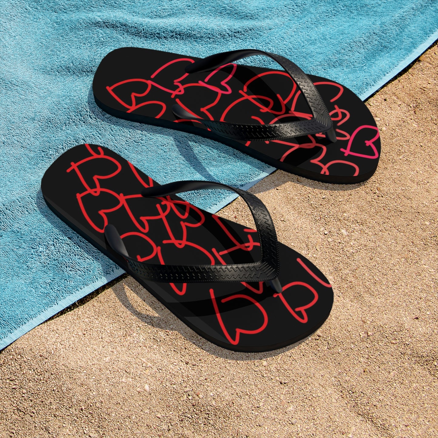 Million Hearts- Unisex Flip-Flops