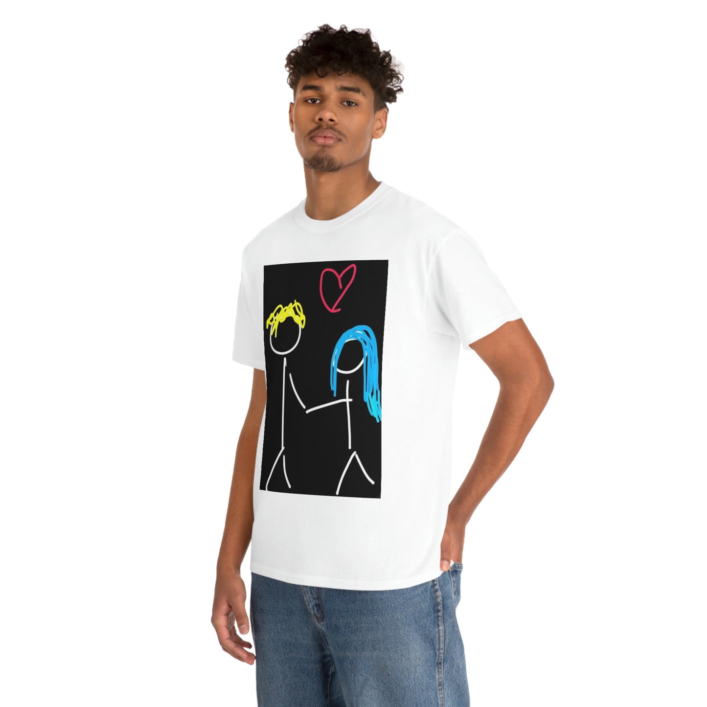 Stick Couple- Unisex Heavy Cotton Tee