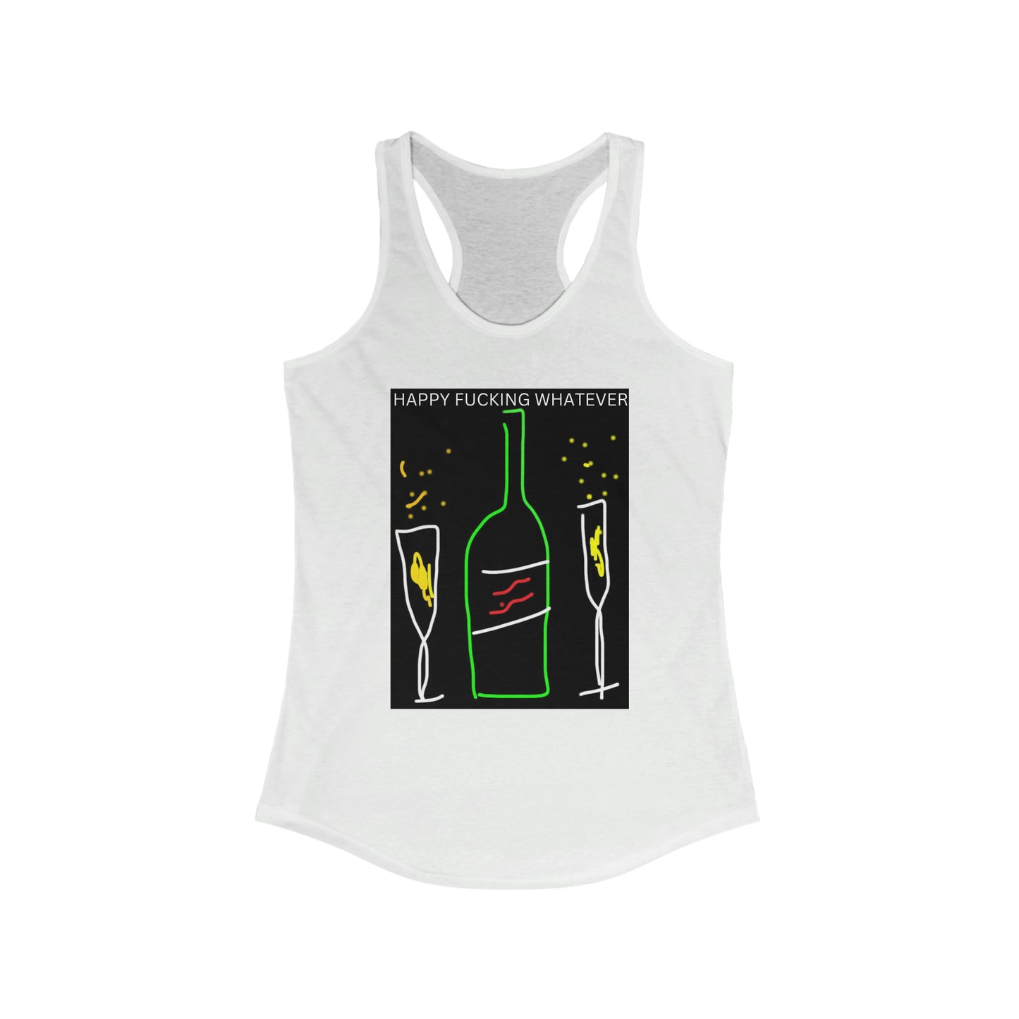 Champagne- Women's Ideal Racerback Tank