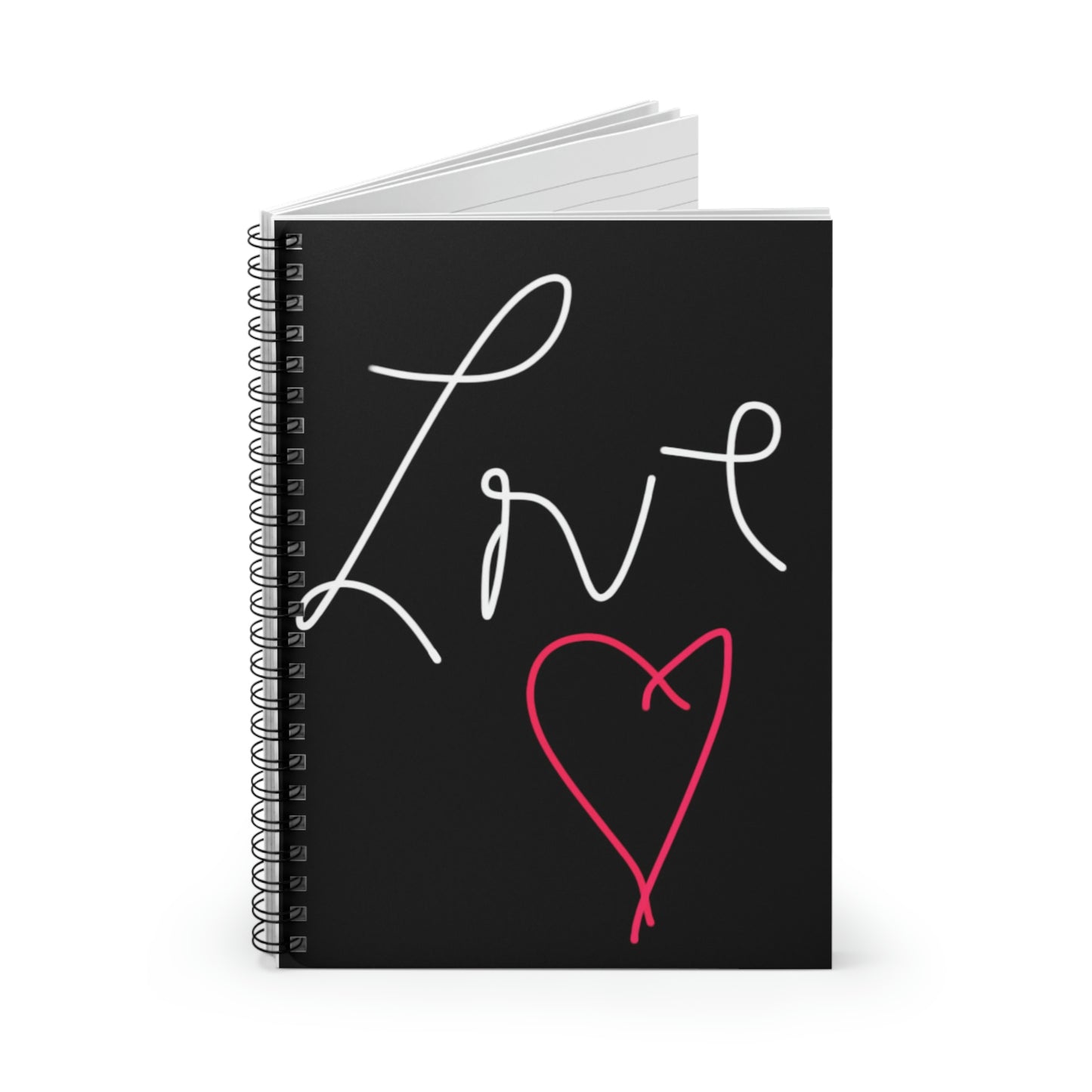 Love- Spiral Notebook - Ruled Line