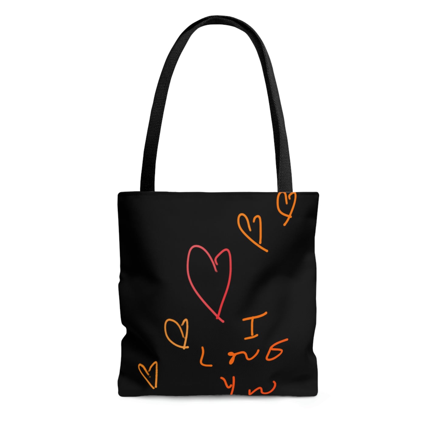 5 Hearts/I Love You- AOP Tote Bag