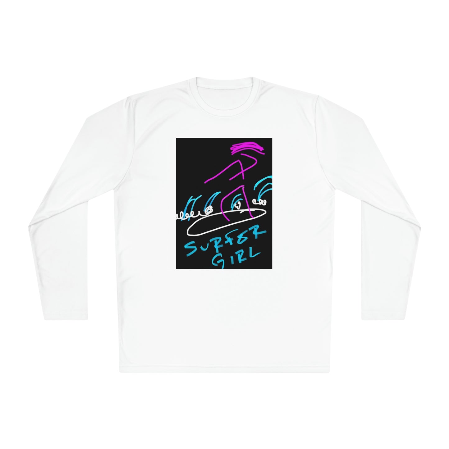 Surfer Girl- Unisex Lightweight Long Sleeve Tee- Adult