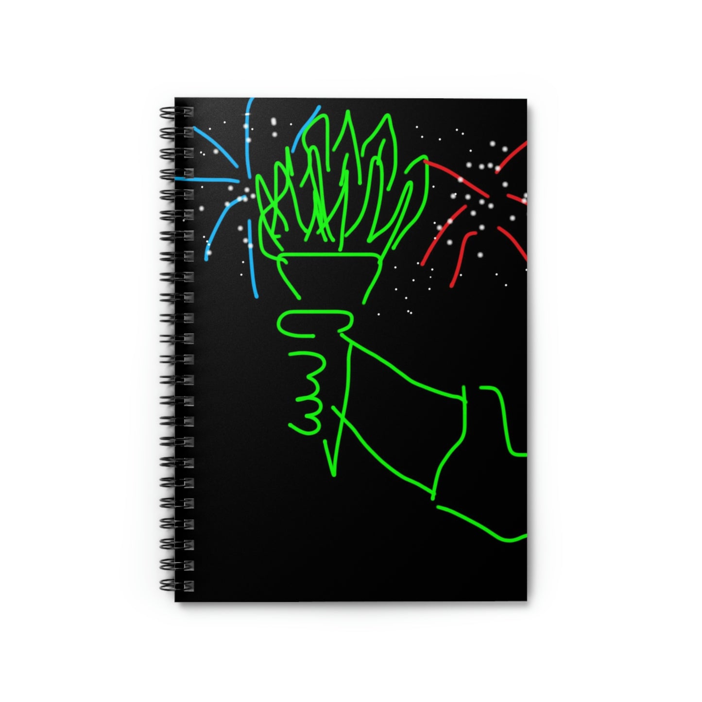 July 4th- Liberty- Spiral Notebook - Ruled Line