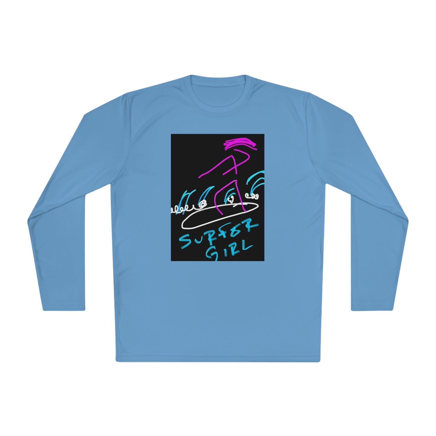 Surfer Girl- Unisex Lightweight Long Sleeve Tee- Adult