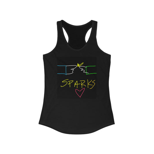 Sparks- Women's Ideal Racerback Tank