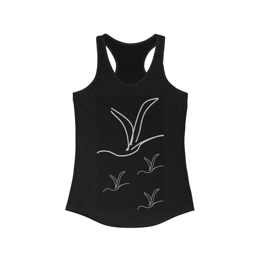 Origami/Flock- Women's Ideal Racerback Tank