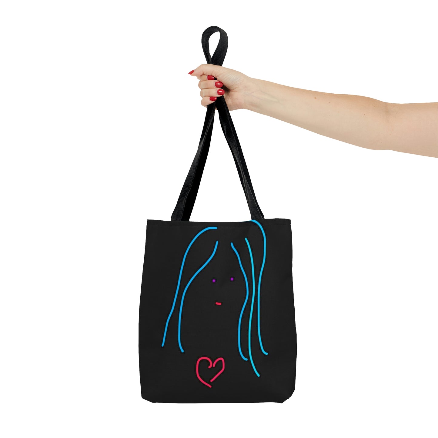 Heart Girl- AOP Tote Bag