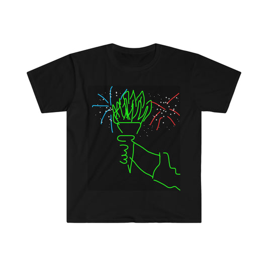 July 4th- Liberty- Men's/Unisex Softstyle T-Shirt