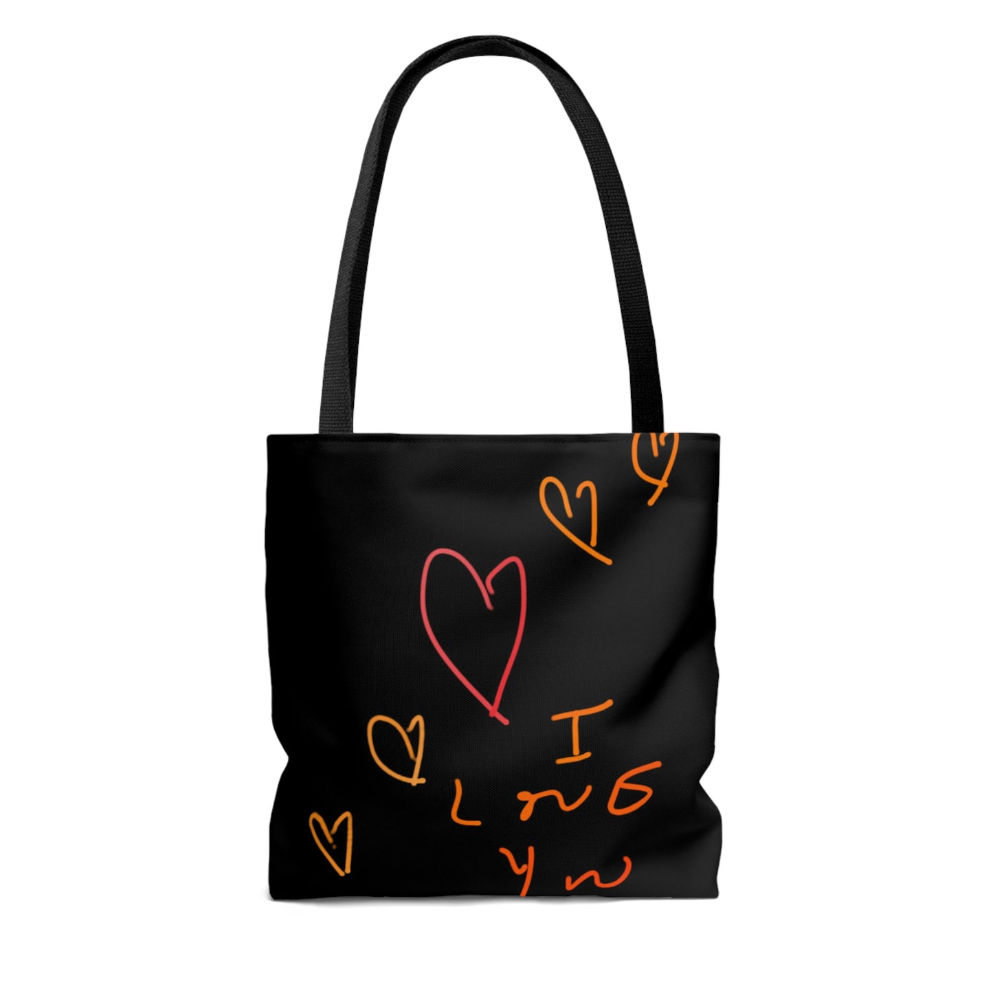 5 Hearts/I Love You- AOP Tote Bag