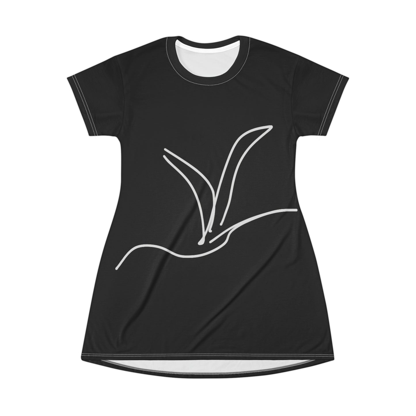 Origami- T-Shirt Dress (AOP)