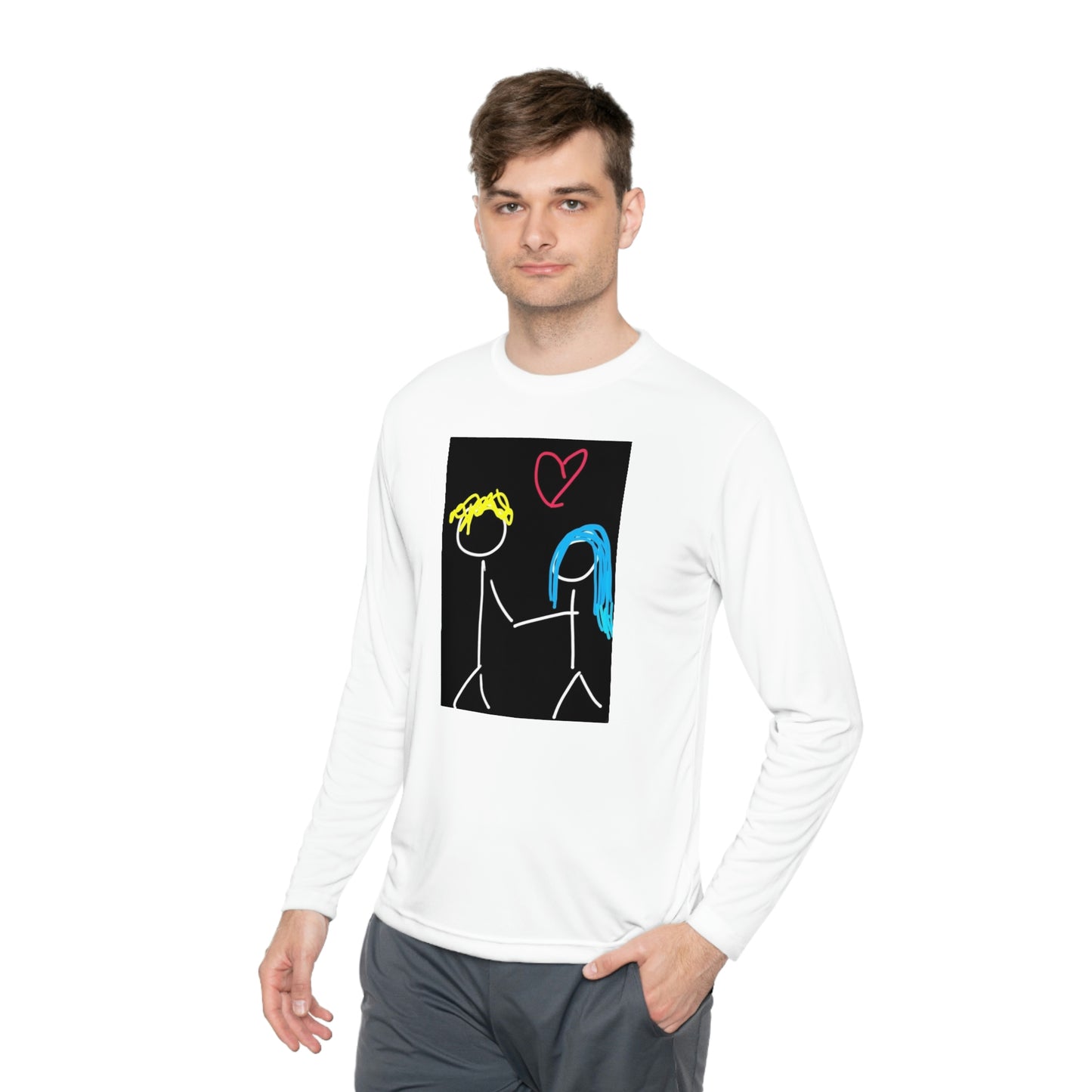 Stick Couple- Unisex Lightweight Long Sleeve Tee