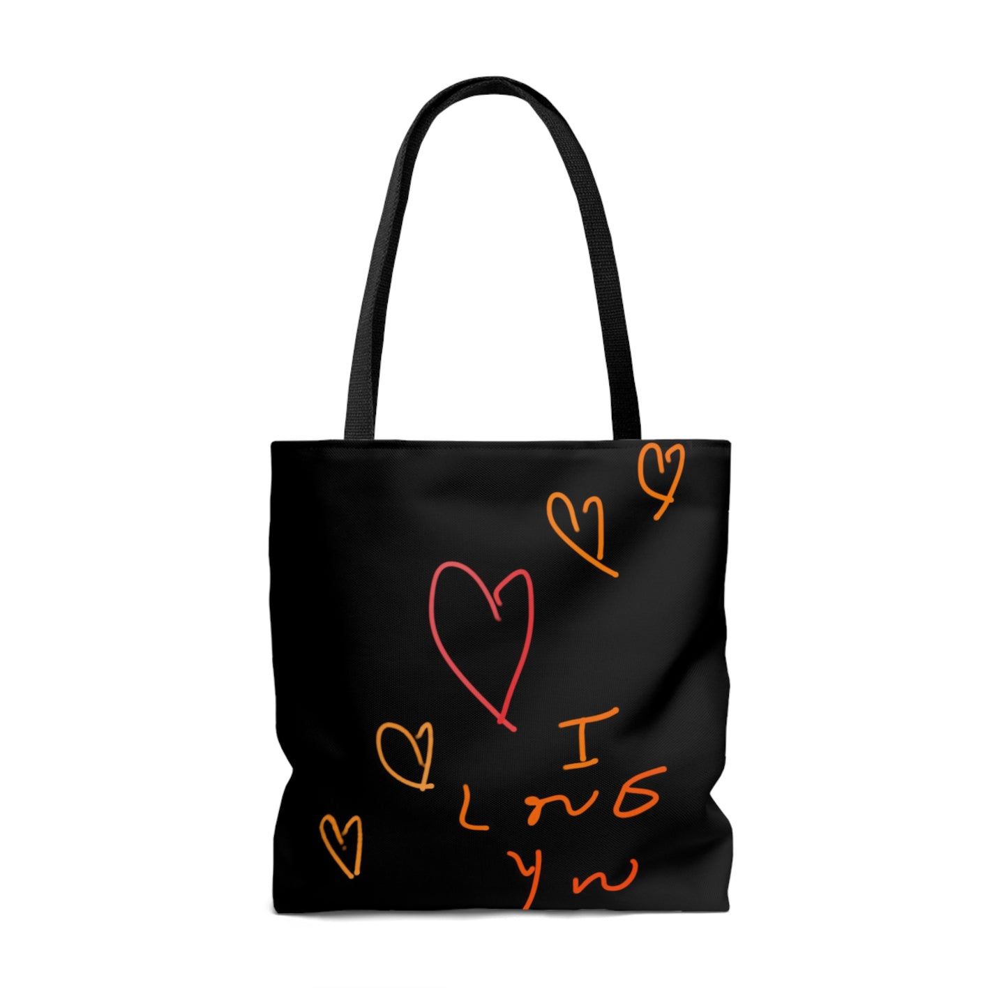 5 Hearts/I Love You- AOP Tote Bag