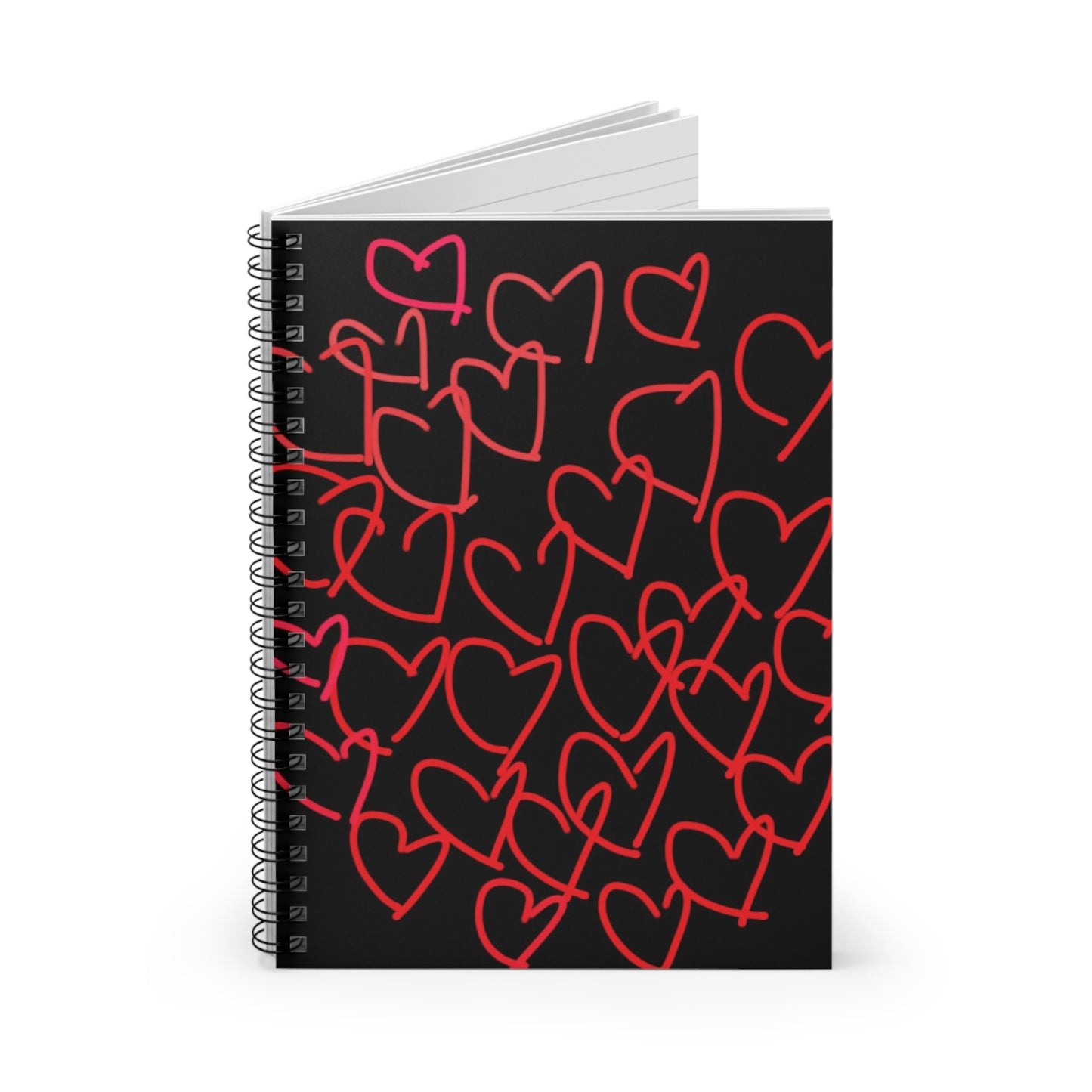 Million Hearts- Spiral Notebook - Ruled Line