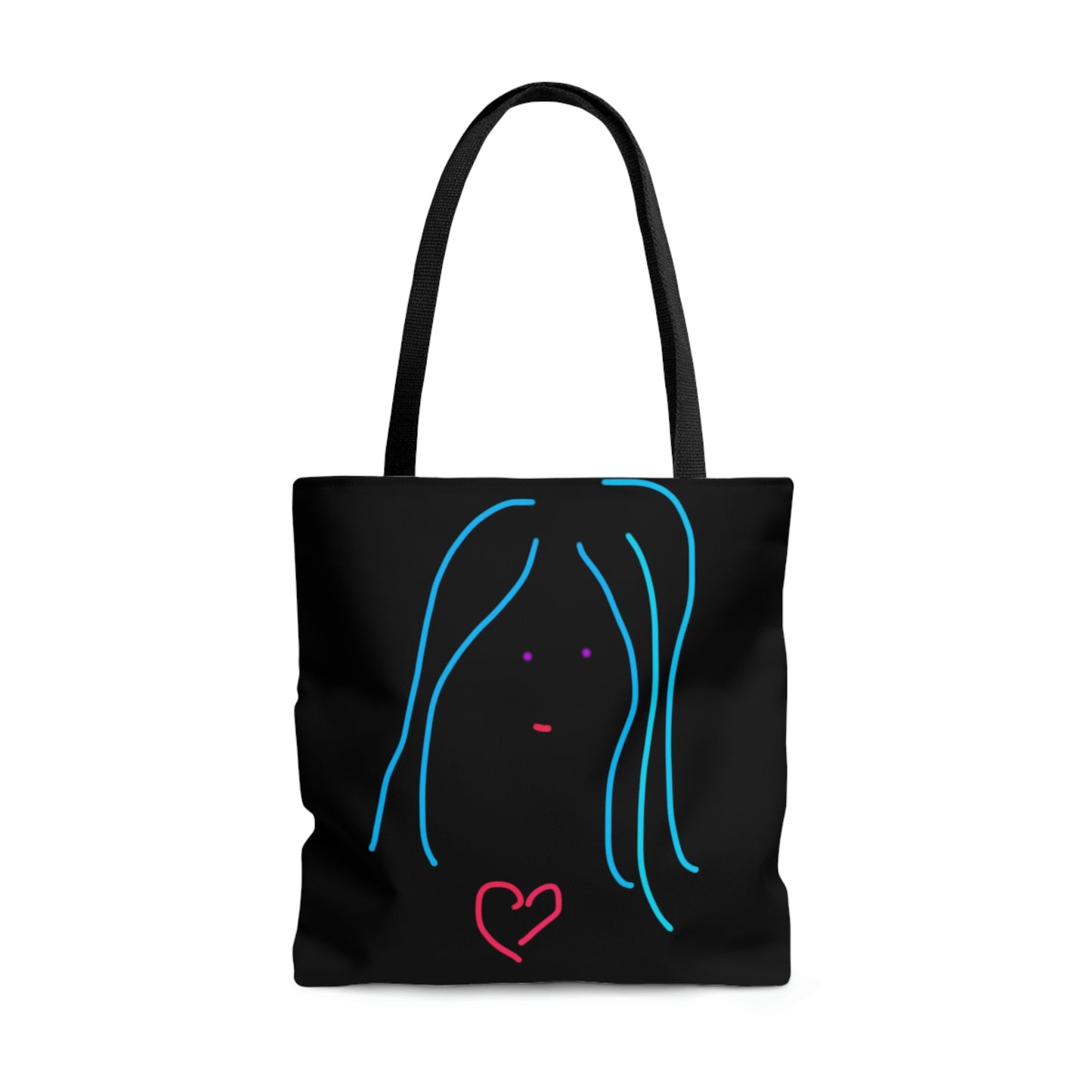 Heart Girl- AOP Tote Bag