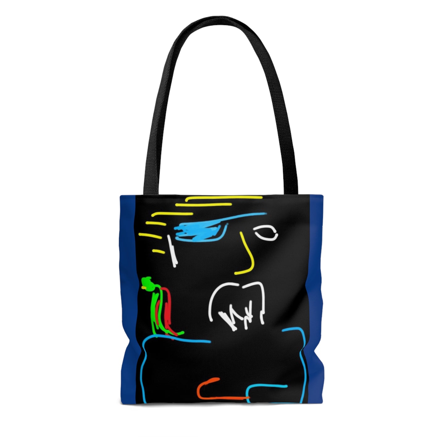 Pirate- Tote Bag (AOP)- Black and Blue