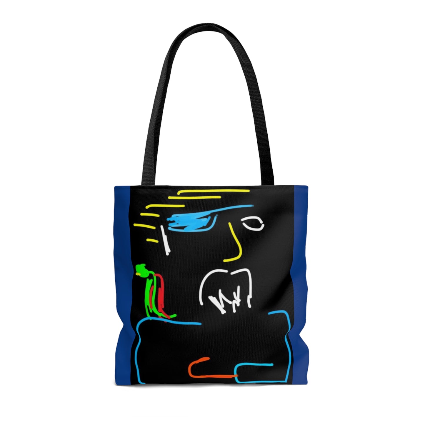 Pirate- Tote Bag (AOP)- Black and Blue